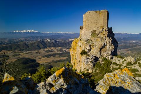 Château de Quéribus, dans l'Aude.
